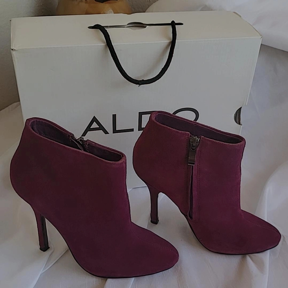 Aldo Women's Plum Heeled Boots